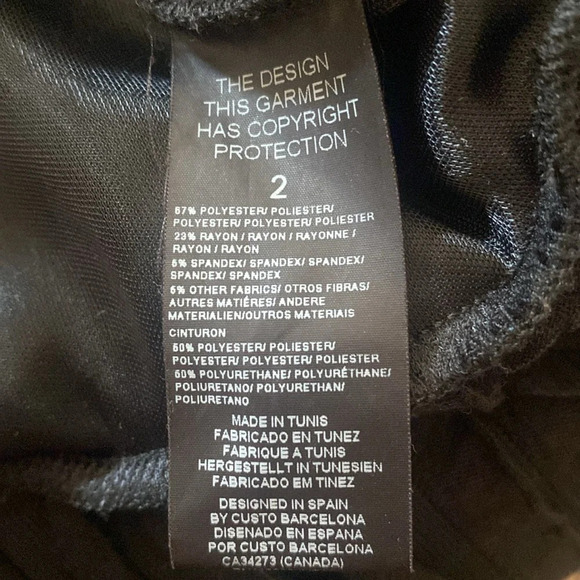 Custo Barcelona Lowxury velvet beaded mini dress - Picture 10 of 10